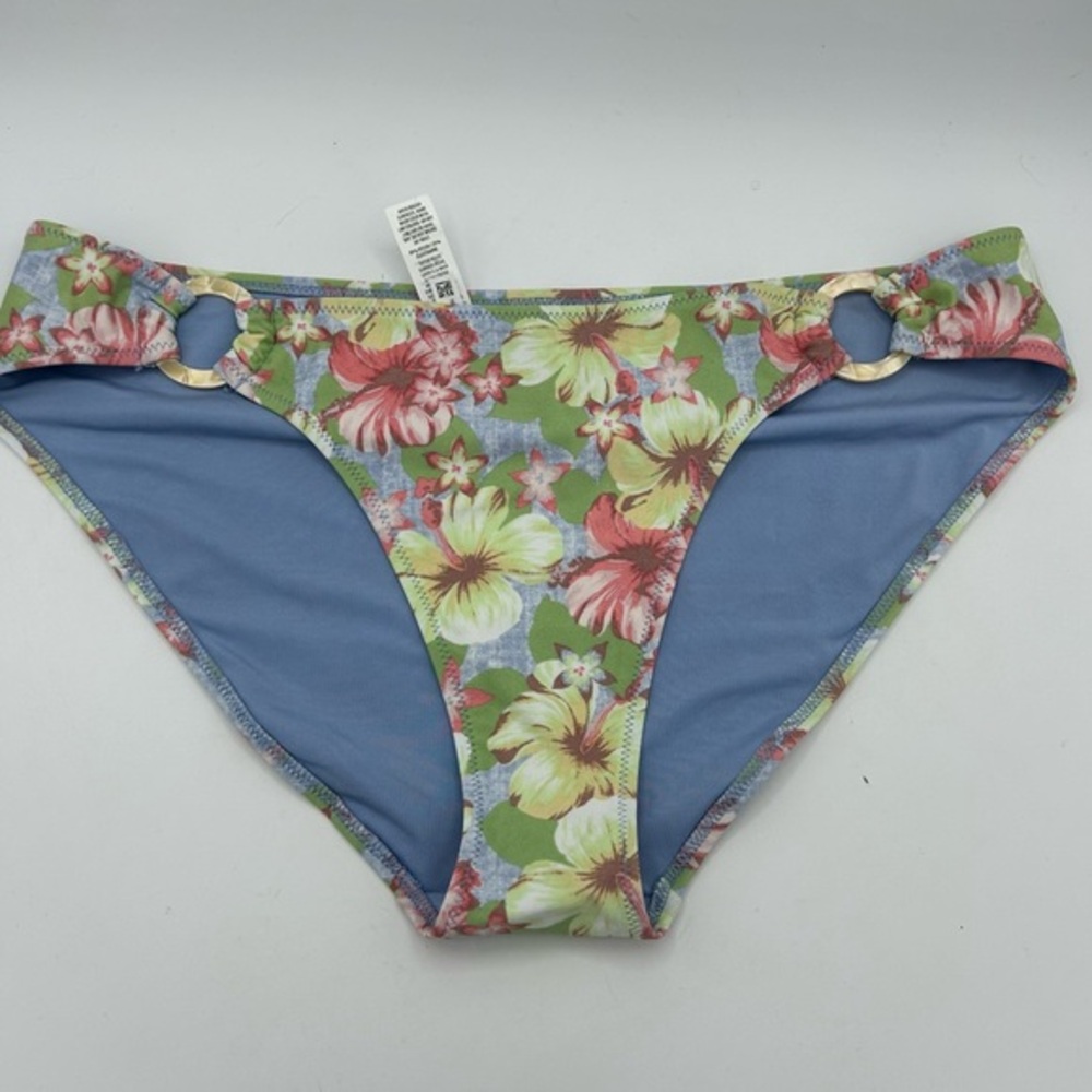 American Eagle Aerie Womens Hibiscus Bikini Swim Bottom Large NWOT